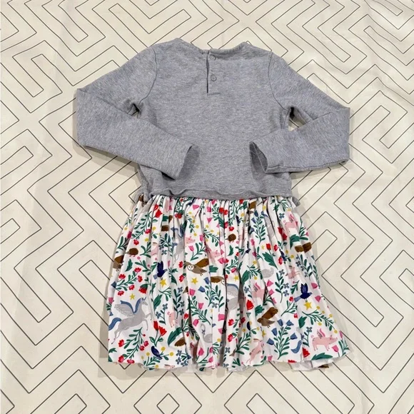 Mini Boden Multi Pattern Bunny Dress - Picture 11 of 13